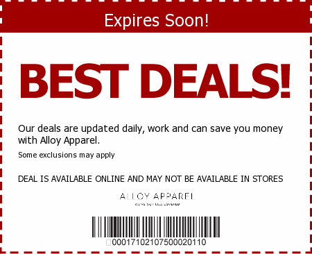 Alloy Promo Code