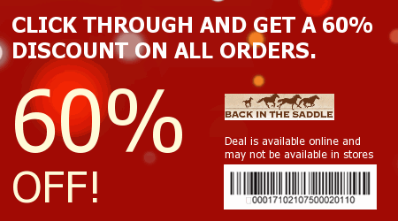 Back In The Saddle Coupon Code
