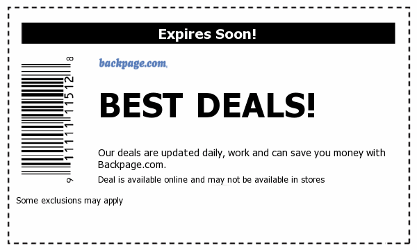  Backpagecom Deals