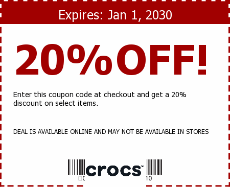 crocs promotional code