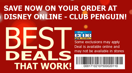 Disney Club Penguin Coupon Code