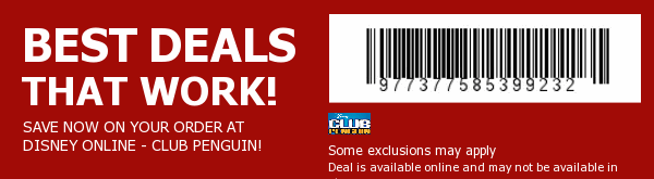 Disney Club Penguin Coupon