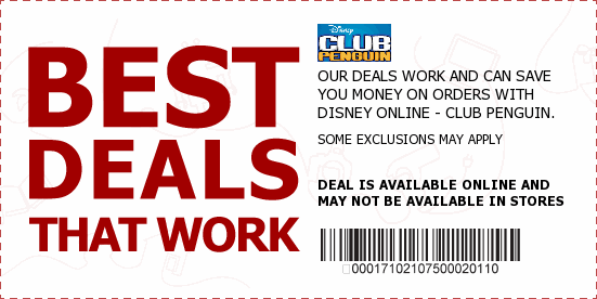 Disney Club Penguin Coupons