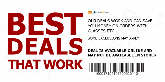Glasses Etc. Coupons