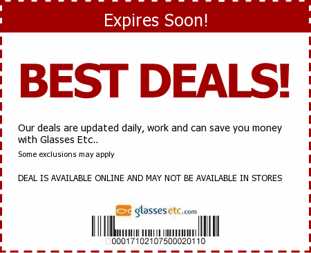 Glasses Etc. Promo Code