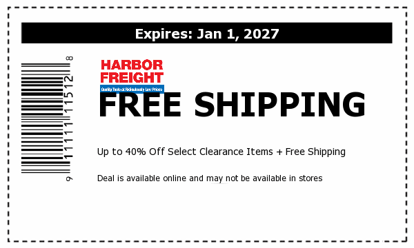 Harbor Freight Deals