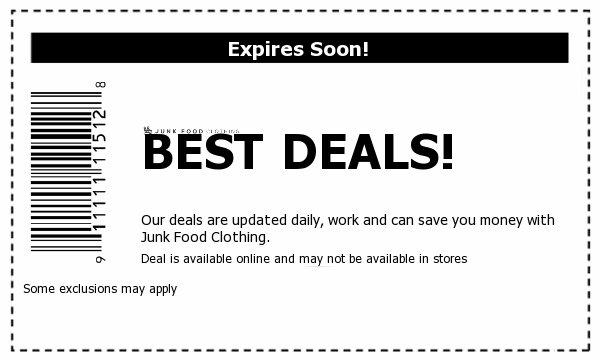 Junk Food Clothing Deals