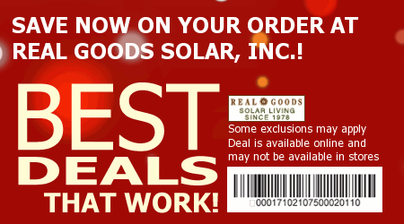 Real Goods Coupon Code