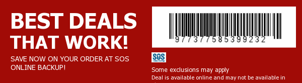 SOS Online Backup Coupon