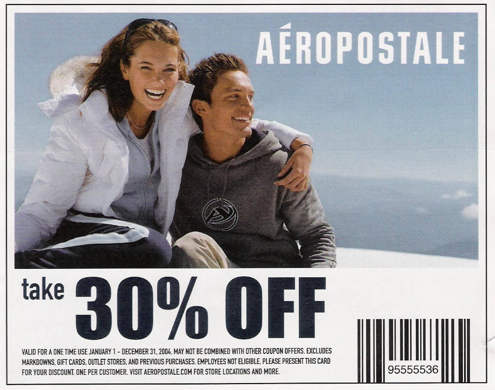 aeropostale in store coupons
