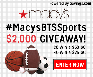 Macys $2,000 Giveaway