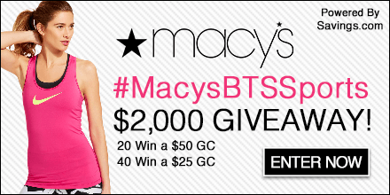 Macys $2,000 Giveaway