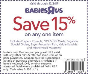 babies r us coupons in store