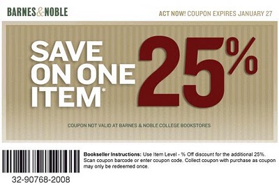 barnes and noble coupon code download