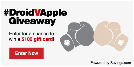 #DroidVApple $1000 Giveaway