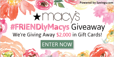 Macy's $2,000 Giveaway