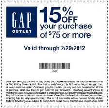 gap coupon code
