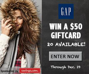 Gap giveaway