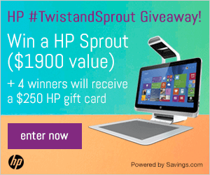 HP #TwistandSprout Giveaway
