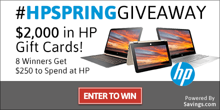 What would you buy with an extra $250 to spend at HP.com? Enter now to win a gift card, plus learn how to save $15 off your $75 purchase today! # #HPSpringGiveaway