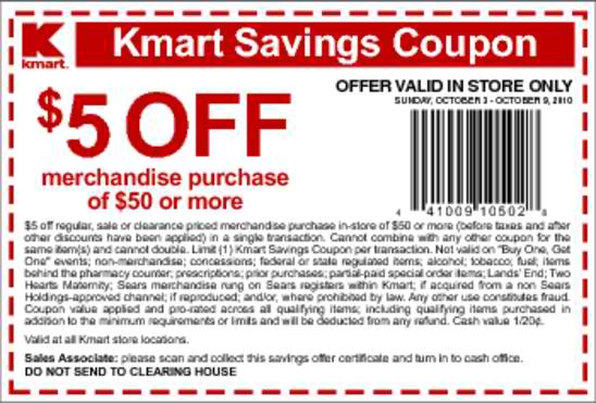 kmart coupons june 2011. Kmart sometimes offers coupons