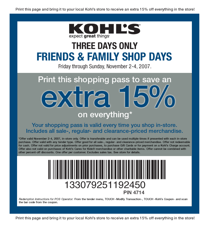 KOHLS COUPONS - Savings.com | 20% off Site Wide + Free Shipping