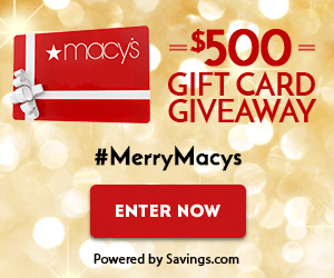 Macys $500 Giveaway