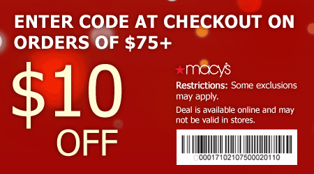 MACYS Coupons & MACYS Promo Codes - Savings.com