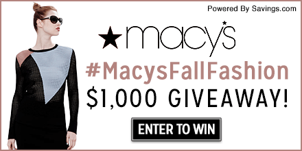 Macys $1,000 Giveaway