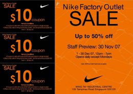 nike factory promo code 