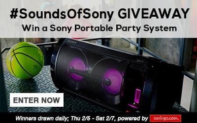 Sony Portable Party System Giveaway