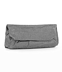 Oversized Lame Gemma Clutch Coupon
