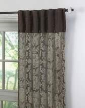 Traditional Damask Lace Inverted Pleat Panel Chocolate Coupon
