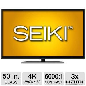 39% off Seiki Digital SE50UY04 50” 2160p 120Hz LED HDTV + Free Ship