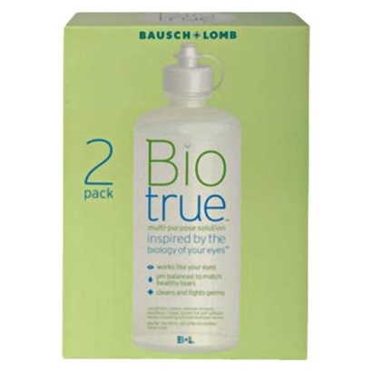 $2.50 Off Bausch & Lomb BioTrue Contact Solution 2 Pack