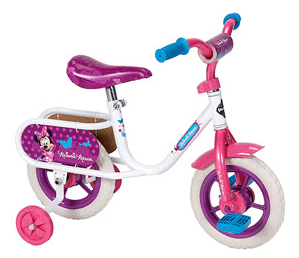 10inch Huffy Disney Minnie Girls’ Bike, White - Only $29
