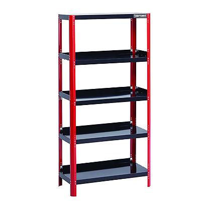 48% off Craftsman 36in Wide Steel Shelving Unit - $73.19