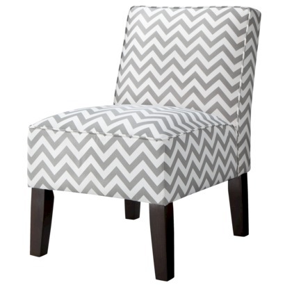 20% off Burke Slipper Chair-Chevron - $127.99