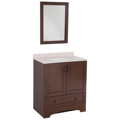 43% Off Cordova 31” Vanity with Top & Mirror, now $198.36