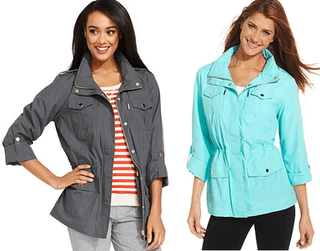 20% off Style&Co. Sport Roll-Tab-Sleeve Hooded Anorak Jacket - $39.19