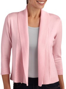 $1.30 off Faded Glory Women’s Shawl Collar Sweater Shrug - $11.64