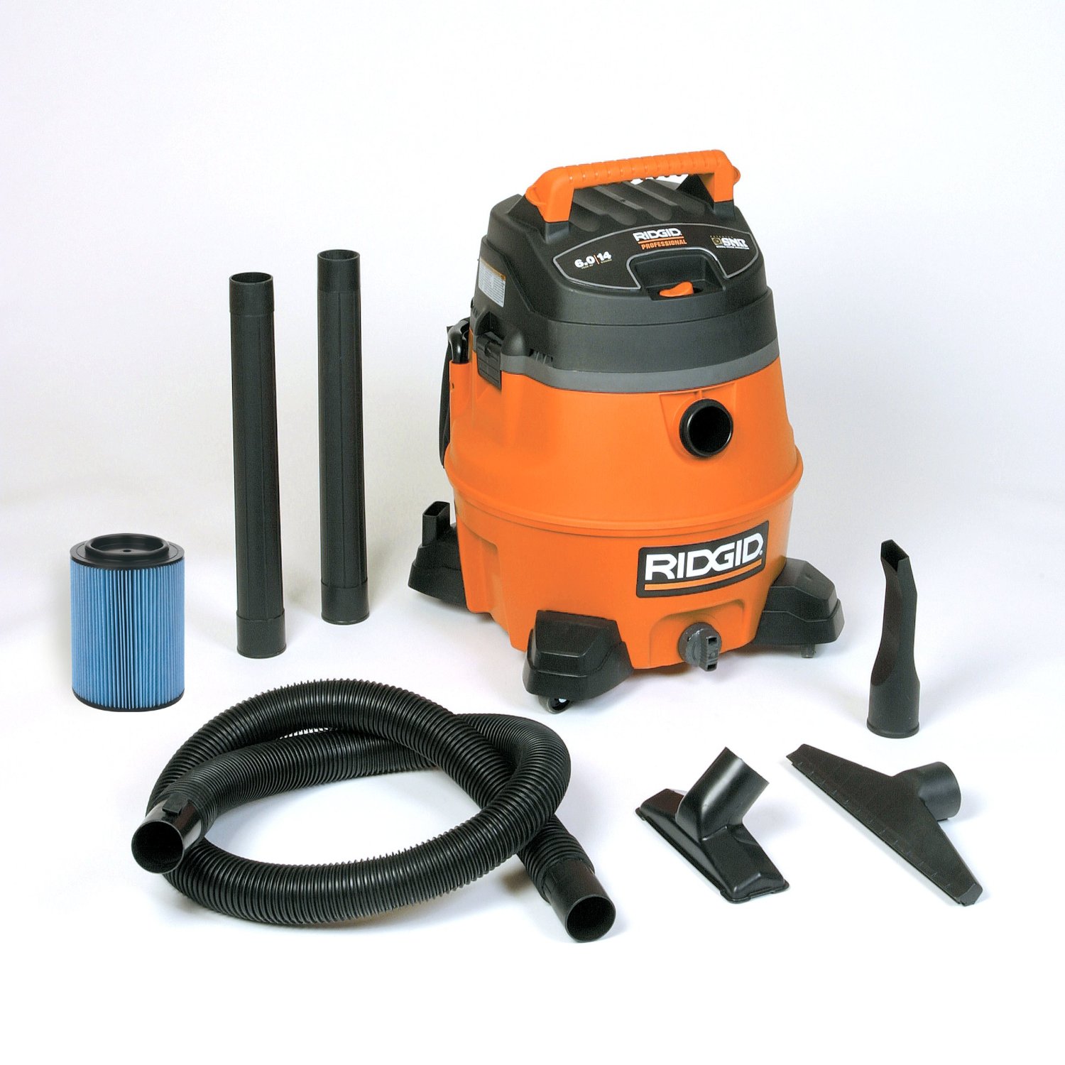 10% Off & Free Detail Kit w/ Ridgid 14g 6hp Wet/Dry Vacuum + Free Ship