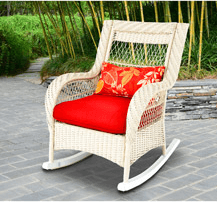 41% off Woven Porch Rocking Chair
