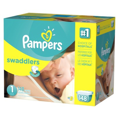Free $10 Gift Card with Pampers Swaddlers Diapers Giant Packs