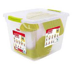 69% off Rubbermaid 60-Piece Plastic TakeAlongs Set