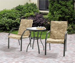 46% off Mainstays Spring Creek 3-Piece Outdoor Bistro Set + Ships Free