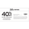 Justice and Brothers Coupon