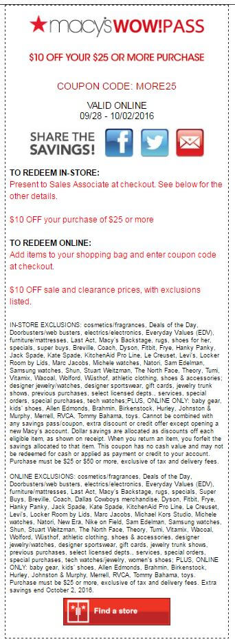 Wow Pass: Extra $10 off Sale & Clearance Item Orders $25 or More