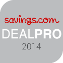 I'm a 2014 Savings.com DealPro!