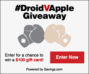 #DroidVApple $1000 Giveaway
